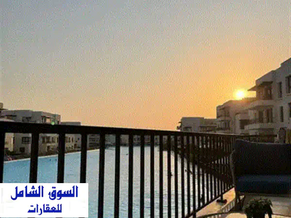 شاليه الأحلام بمراسي للبيع: بحري 171م، مباشر على حمام السباحة، مفروش بالكامل من إعمار مصر