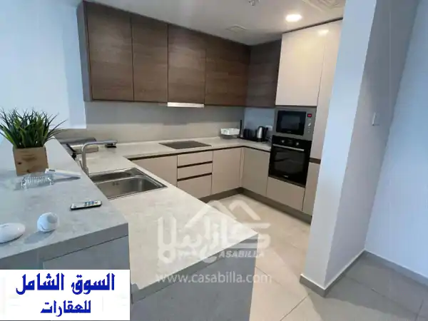 لا تفوتها! شقة فاخرة للإيجار بغرفة واحدة بجزر أمواج | بلكونة، 2 حمام | 380 د.ب. شامل الكهرباء