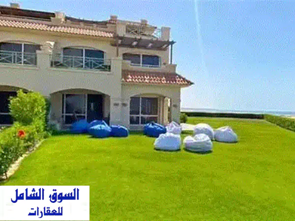 اقليعر شاليه  فوري فيو بحري متشطب بالكامل  كاش 11 مليون فقط في السخنه بوهو جنب بورتو