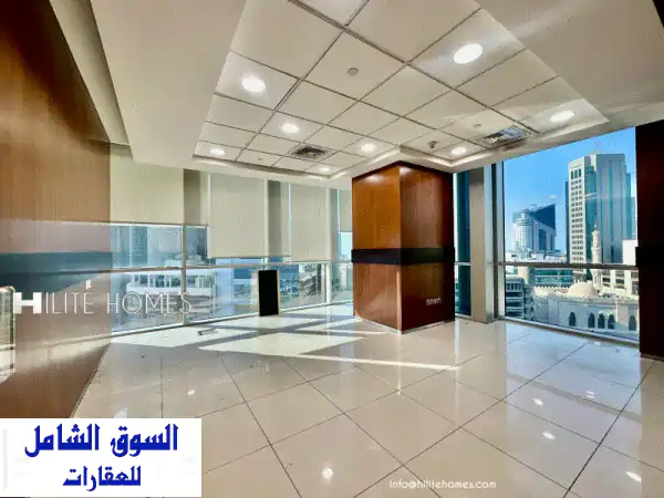 طابق تجاري فاخر للإيجار بالقبلة، الكويت | 284م...