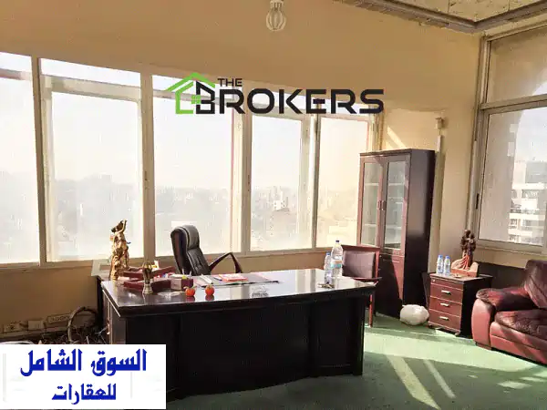 مكتب فاخر ومجهز بالكامل للإيجار في مكلس - 200 م²...