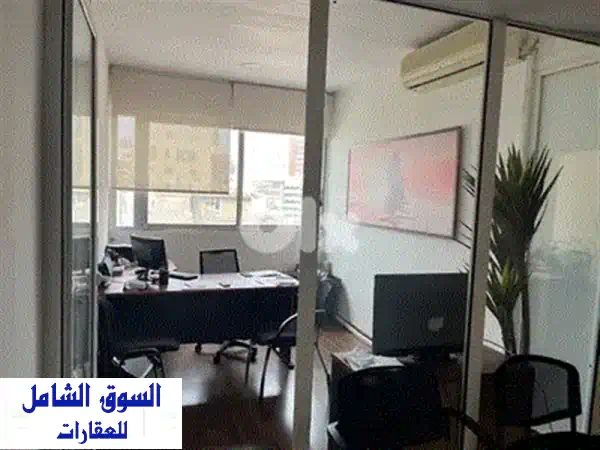 مكتب فاخر للإيجار في الضبية: 85 م2 Core & Shell بموقع استراتيجي | CPRD187