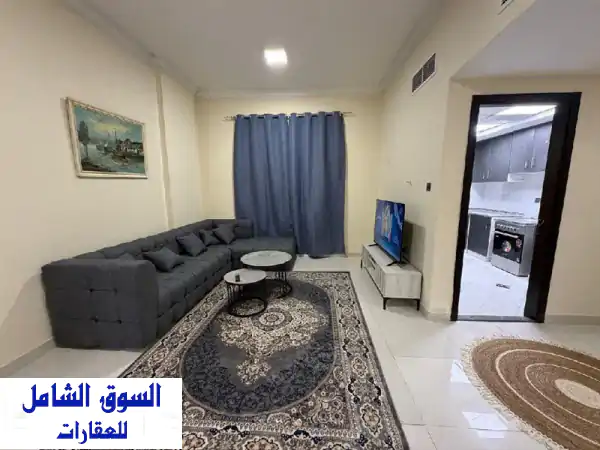 أول ساكن! شقة مفروشة فاخرة (غرفتين وصالة)...