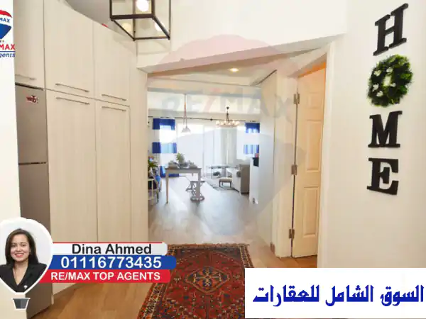 شقة فندقية فاخرة للإيجار اليومي/المدد القصيرة بـ سابا باشا، الإسكندرية - فيو بحر مباشر 110م