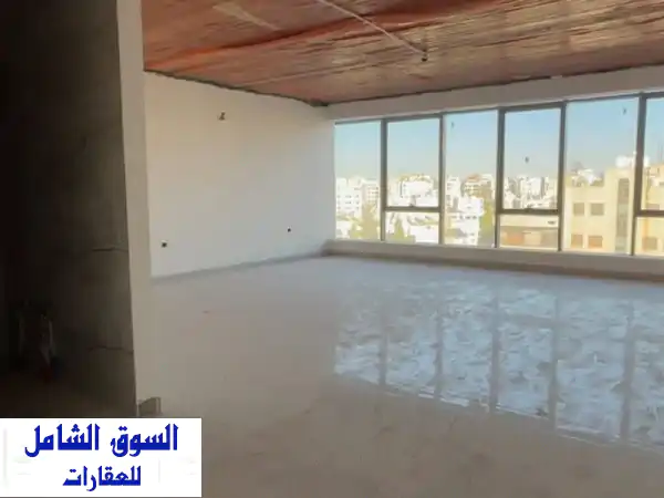 مكتب تجاري فاخر للإيجار بالرابية، عمان | موقع استراتيجي على الشارع الرئيسي (95م² - بناء 2025)