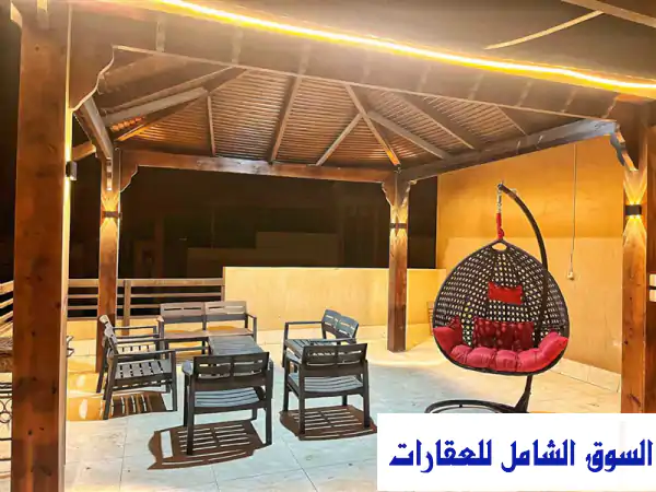 شالية غرفتين للإيجار بقرية بلوباي آسيا. مفروشة في...