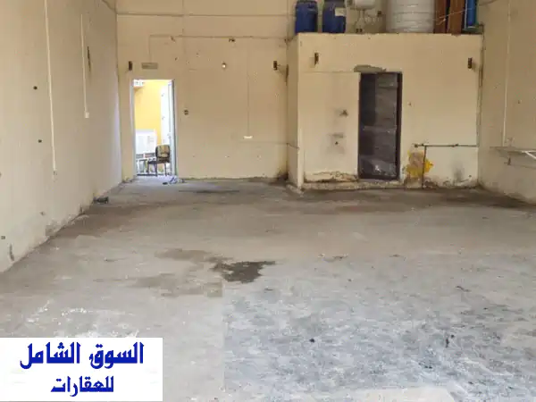 للإيجار مستودع في منطقة الصجعة الصناعية مساحة 1500 قدم
