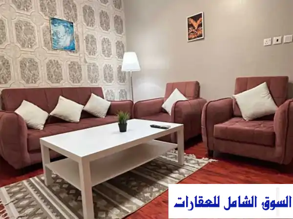 شقة مفروشة بحى الحمرا دقيقة مشى لشارع فلسطين...