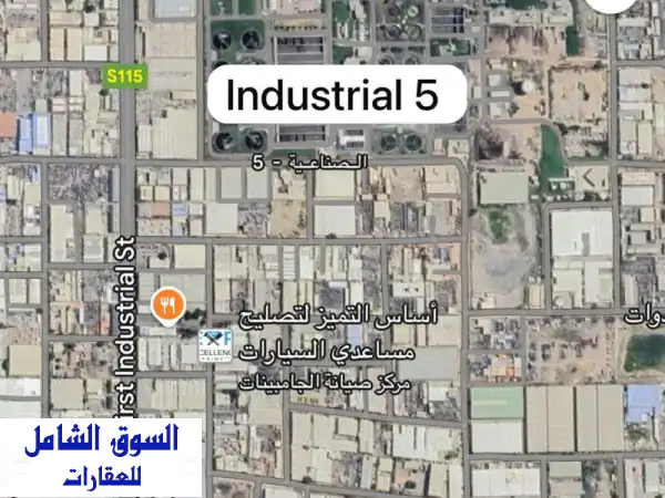 فرصة استثمارية ذهبية: أرض صناعية 80,000 قدم زاوية...