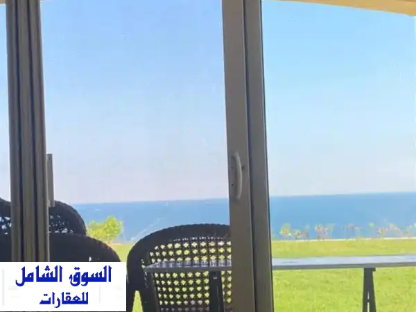 شاليه فاخر للبيع بتلال العين السخنة | 100م على البحر مباشرة بتشطيب ألترا سوبر لوكس وتقسيط 8 سنوات