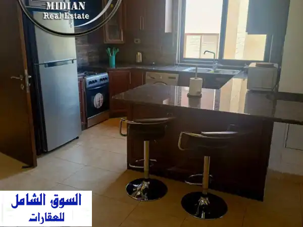 شقة مفروشة فاخرة للإيجار بدير غبار | 130م سوبر ديلوكس - إطلالة ساحرة وموقع استراتيجي (رقم 7297)