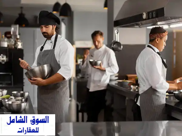 فرصة ذهبية: مطبخ مركزي مجهز بالكامل 500م2 للإيجار في أسواق القرين | مرخص وجاهز للتشغيل الفوري!