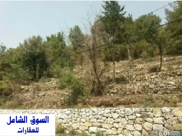 أرض للبيع منطقة غبالة فتوح كسروان مساحة 1065 متر...