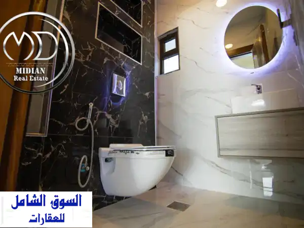 فرصة نادرة: شقة أرضية جديدة سوبر ديلوكس بخلدا العوجانية | 235م + تراس 85م