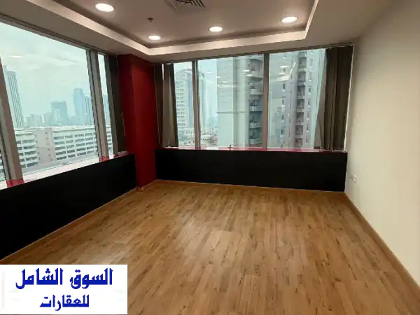 مكتب فاخر وجاهز للإيجار شرق | 90م² بالطابق الخامس |...