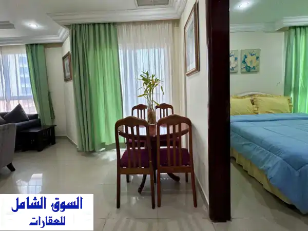 شقة الأحلام في السالمية بلوك 2: جاهزة للسكن، مفروشة بالكامل - غرفتي نوم، 3 حمامات بـ 600 د.ك!