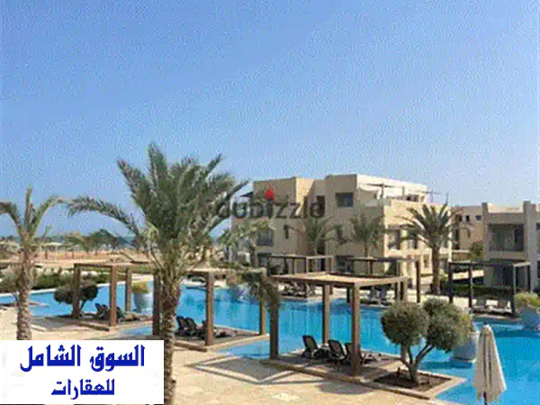 شاليه للبيع بسوان ليك الجونة: غرفتين بجاردن، تقسيط 6 سنوات