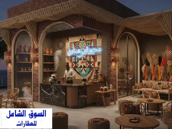 فرصة استثمارية استثنائية: كافيه ولاونج نوبي فاخر على كورنيش جدة - هوية ثقافية وعائد واعد!