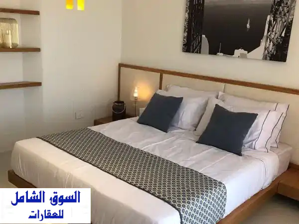 شاليه للبيع بسوان ليك الجونة: غرفتين بجاردن، تقسيط...