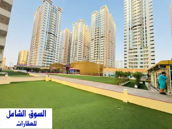 تملك الآن: شقة فاخرة (غرفتين وصالة) في عجمان ون تاور...