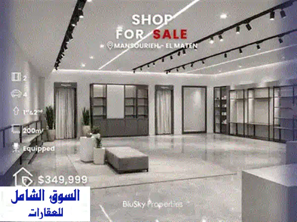 فرصة استثمارية نادرة: محل 55م² طابقين بمصعد داخلي على شارع مار الياس الرئيسي - بيروت