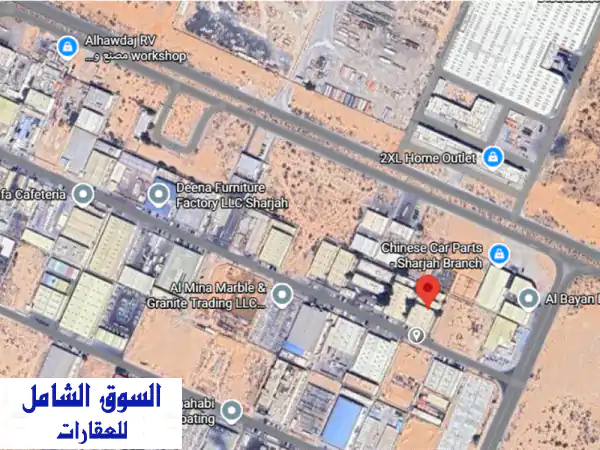 فرصة ذهبية: مستودع ضخم مع سكن 24 عاملاً للبيع في الحنو بلوك 7 | حق انتفاع 99 سنة