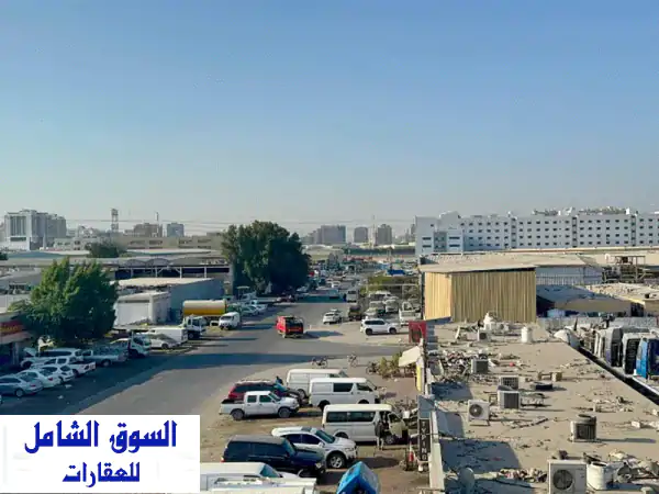 للإيجار السنوي: أرض حوطة صناعية بناء جديد بالشارقة الصناعية 6 (18000 قدم) – موقع استراتيجي وتسهيلات متكاملة