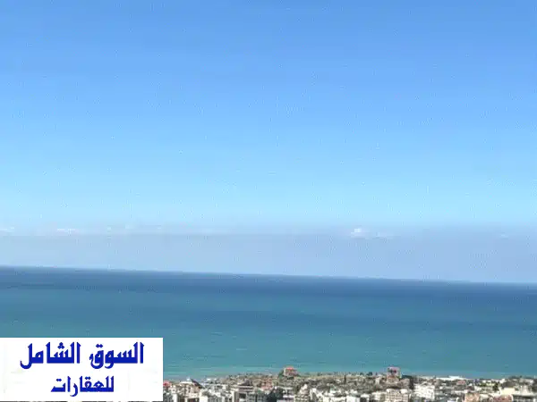 شقة 120م للبيع في جبيل بإطلالة بحر وجبل خلابة -...