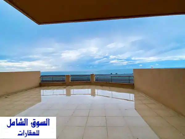 شقة أحلامك في طبرجا: إطلالة بحرية مباشرة، شرفة 140...