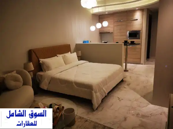 فرصة استثمارية ذهبية: استوديو فاخر ومفروش...