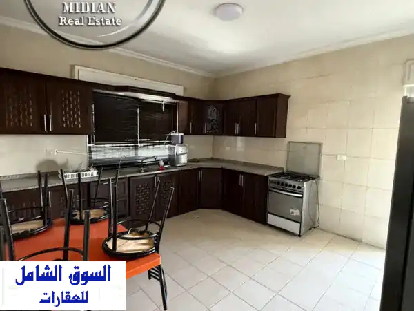 شقة أحلامك بخلدا! 160م مفروشة سوبر ديلوكس | أرضي معلق | جاهزة للسكن