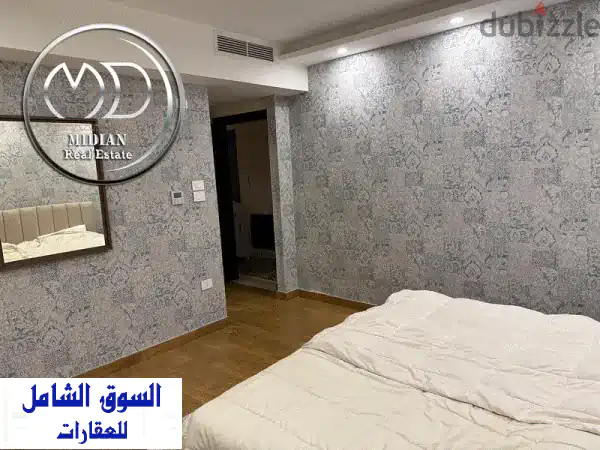 شقة أحلامك شبه أرضية بدابوق | 130م تشطيبات عصرية فاخرة وإطلالة خلابة