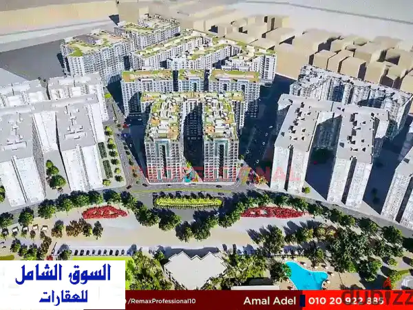 شقة للبيع بمروج سموحة | 178م فيو نادي مباشر | تشطيب...