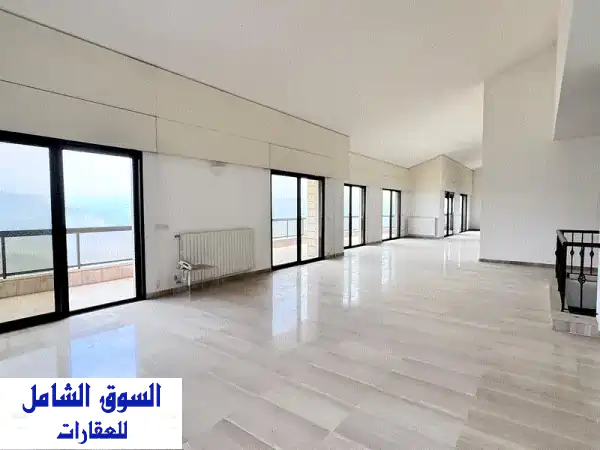 دوبلكس فاخر للإيجار في بعبدات | 400م2 بإطلالة...