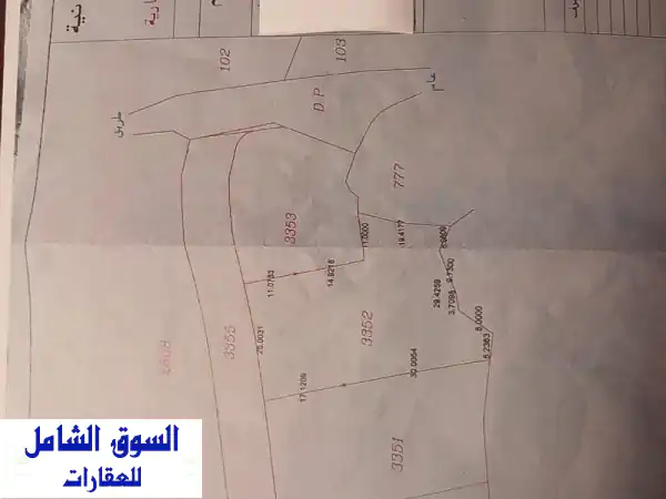 للبيع أرض في البترون مساحتها 1220 متر. سعر المبيع 200000 ألف دولار أميركي