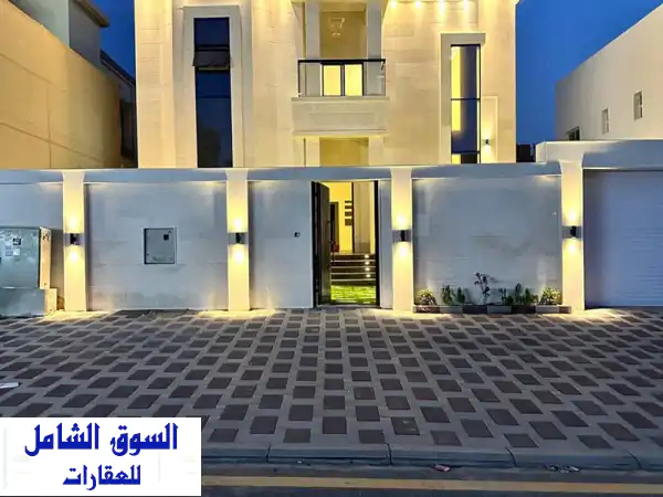 فيلا أحلامك للبيع في الروضة 1، عجمان | 4500 قدم | 5 غرف ماستر | مسبح خاص | تشطيب سوبر ديلوكس | أول ساكن