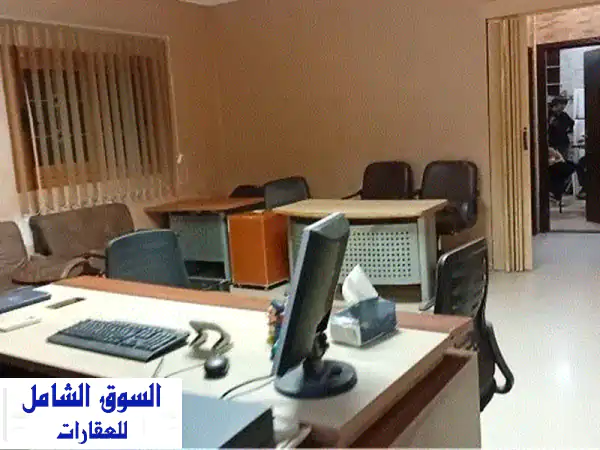 من المالك وبدون عمولة مكتب اداري مفروش ومكيف بالانترنت 2000 جنيه 224م (لعمل بطاقة ضريبة وسجل) بجمال ...