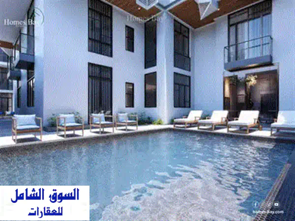 فرصتك الآن أمتلك أستوديو 46 م² بكمبوند شلالات الهمبرا الفاخر من أكا جروب، أمام كارفور ماركت  خطوات إلى الممشى السياحى – الغردقة، البحر الأحمر.