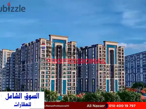 شقة العمر بمروج سموحة: فيو نادي مباشر، 178م، تشطيب...