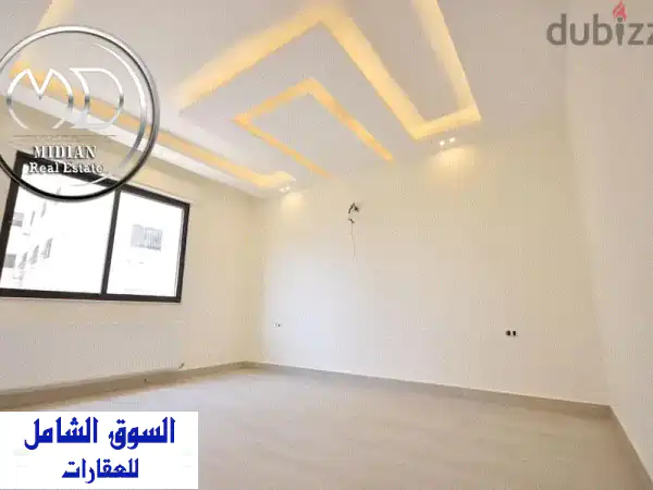 شقة أرضية فاخرة للبيع في الرابية 200م | حديقة وتراس 200م | جديدة لم تسكن بمدخل خاص وكراج