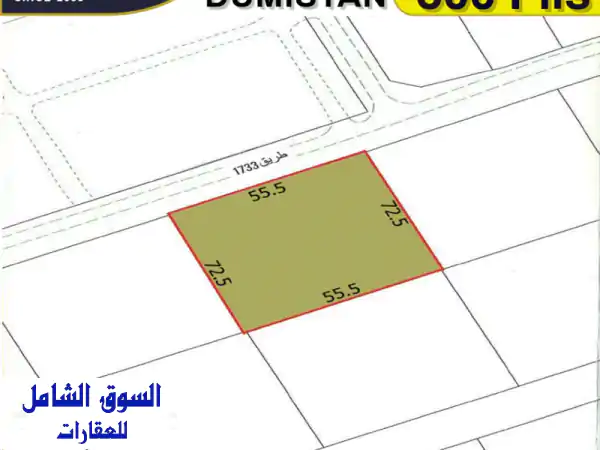 أرض زراعية للإيجار بدمستان | مساحات مرنة، مسورة، قرب البحر | فرصة لا تعوض!