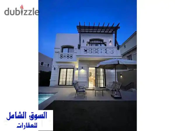 فيلا فاخرة مستقلة للإيجار بكمبوند هايد بارك...