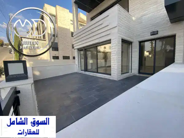 فرصة ذهبية: شقة أرضية جديدة وفاخرة للبيع بخلدا...