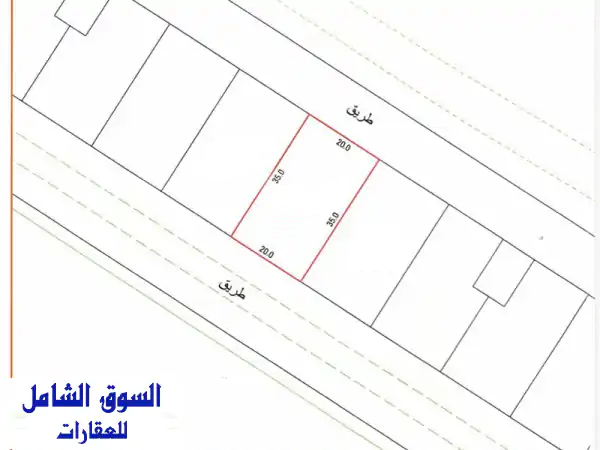 فرصة استثمارية ذهبية: أرض تجارية 700م² بديار المحرق...