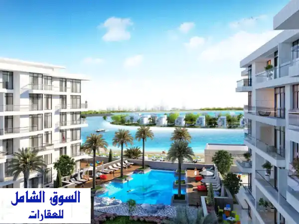 شقة استوديو للبيع بإطلالة بحرية خلابة في الشارقة...