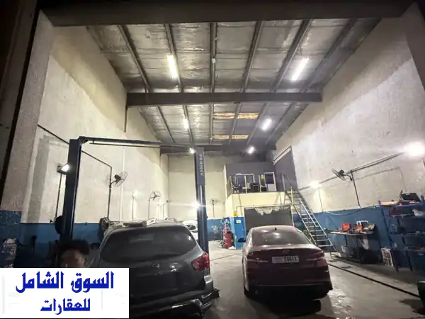 فرصة استثمارية: ورشة سيارات للبيع بالشارقة صناعية 10...