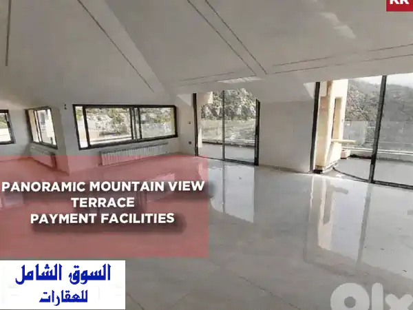 شقة رووف فاخرة للبيع في بعبدات بتراس 160م وإطلالة...