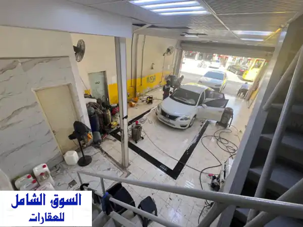 مغسلة جاهزة للإيجار السنوي في الرميلة، عجمان -...