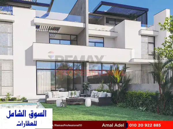 فرصة العمر! فيلا فاخرة بفيو بحري مباشر في أليكس ويست...