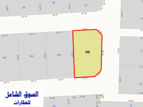 فرصة استثمارية ذهبية: أرض للبيع بالبدع 890م² (3...